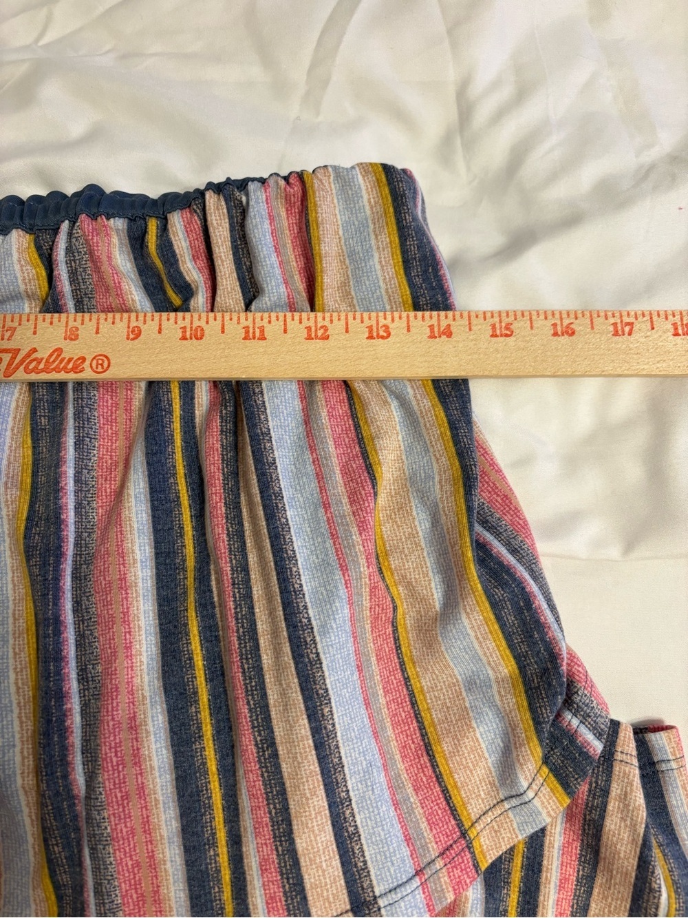 🌈 Gypsies & Moondust Striped Strapless Wide Leg Jumpsuit Small Boho Festival - Picture 3 of 6